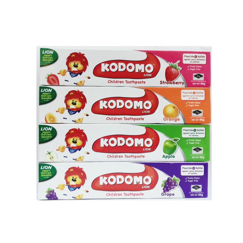 KODOMO Lion ยาสีฟันเด็ก 80gx2 TWIN PACK