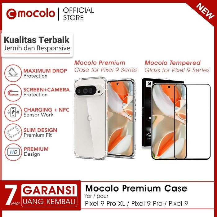 [แพ็คเกจประหยัด] เคส Mocolo + กระจกนิรภัยเข้ากันได้สําหรับ Google Pixel 9 Pro XL / Pixel 9 Pro / Pix