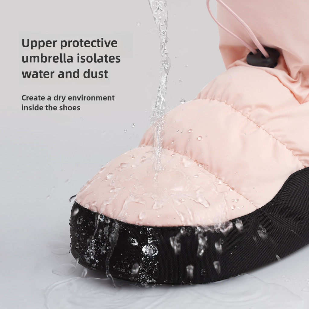 รองเท้าบัลเล่ต์อบอุ่นสำหรับฤดูใบไม้ร่วงและฤดูหนาว แบบเชือกรูด ทำจากผ้าฝ้าย สวมใส่สบาย - รูปที่ 2