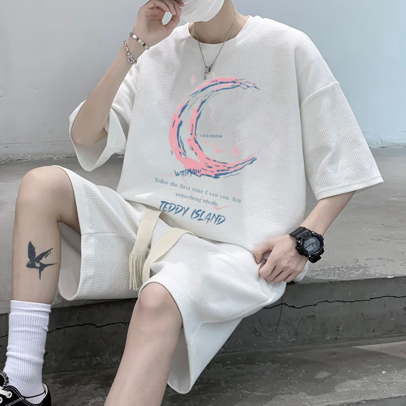 COD 2025 Youth Short Sleeve T-Shirt Men's Summer Trend Loose Fit Junior High School Student Casual S