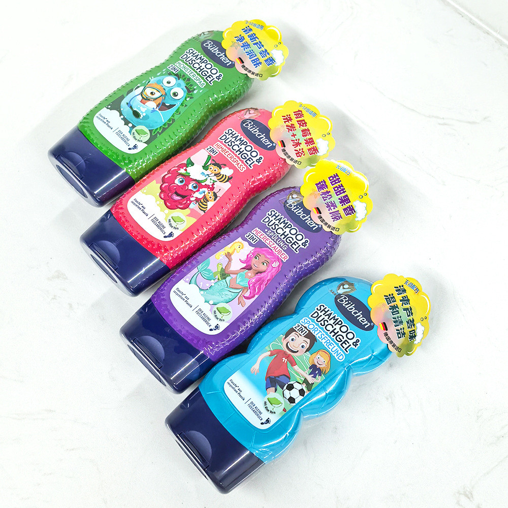 G General Trade Germany Bechen Shampoo Body Wash 2 in 1 230ml โล่สีทองขนาดเล็กพร้อมการป้องกันการฆ่าเ