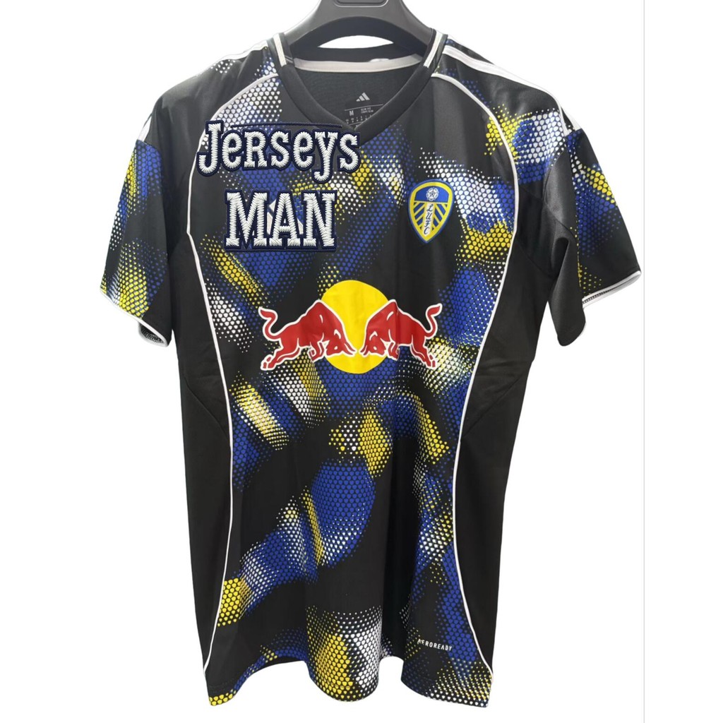 เสื้อยืดแขนสั้น Leeds United แบบทีมเยือน ขนาด S-XXXXL