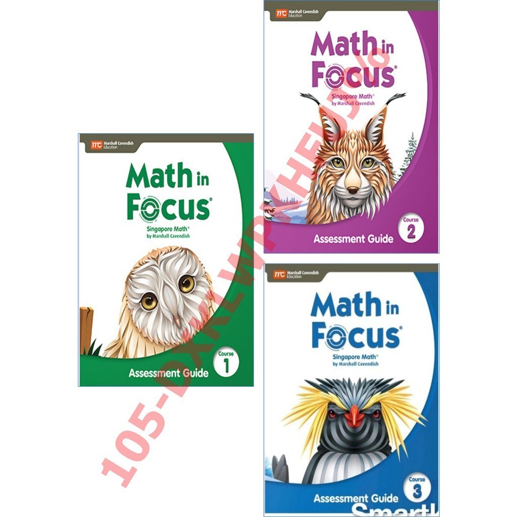 Math in Focus Singapore 1-2-3 (Grade 6/7/8) / Hitam Putih