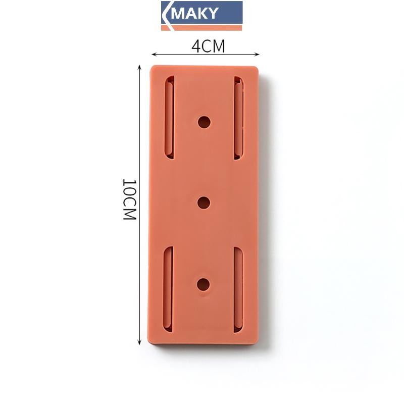 ใหม่wellknowngraceติดผนังปลั๊กผู้ให้บริการสติกเกอร์ Punch-free Home Self-Adhesive Socket Fixer Cable Wire Organizer Seamless Power Strip Holder TH