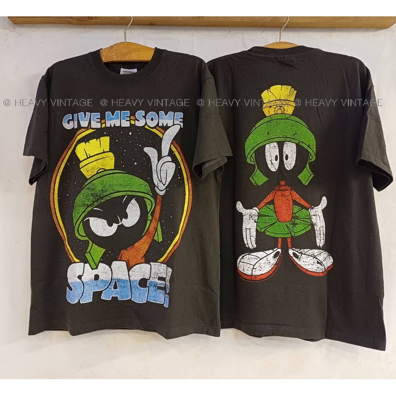 MARVIN GIVE ME SOME SPACE! tag HANES เสื้อวินเทจ เสื้อการ์ตูน heavy vintage shirt