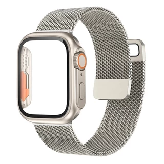 Milanese Band + สําหรับ Apple Watch 11 10 42 46 9 8 7 41 มม.45 มม.6 5 4 SE3 40 มม.44