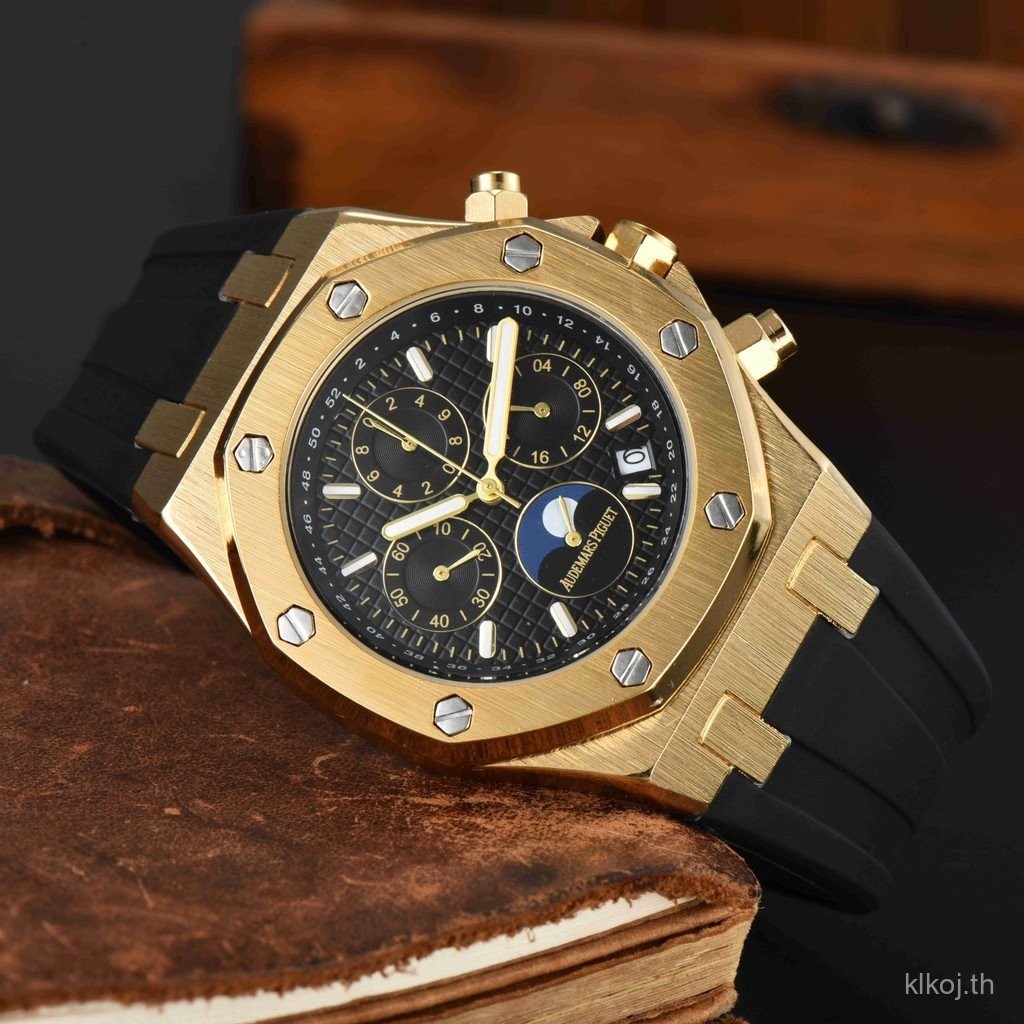 Ap AP Epi Classic Quartz Movement นาฬิกาแฟชั่นนาฬิกาข้อมือลําลอง Retro Simple นาฬิกาผู้ชาย 4NQP