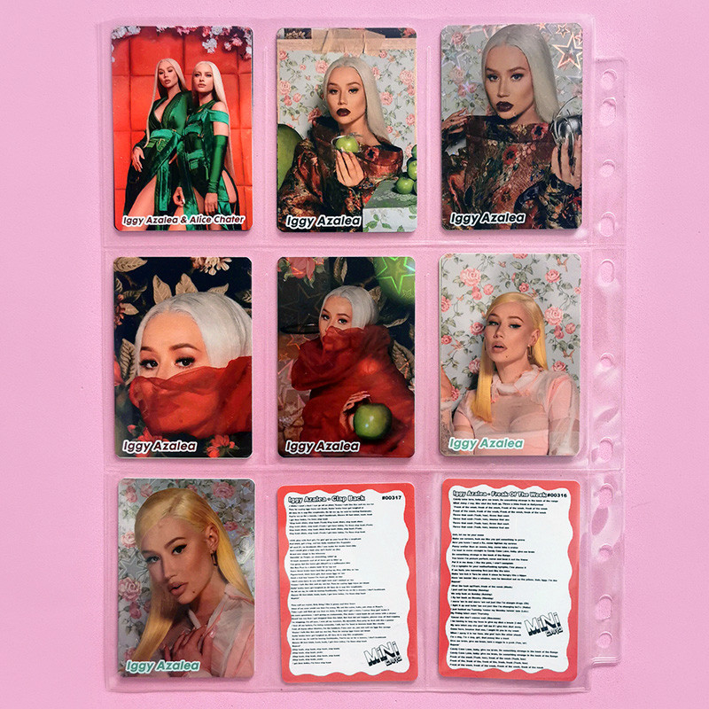 Iggy Azalea การ์ดขนาดเล็กแฟลชการ์ดการ์ดดาว