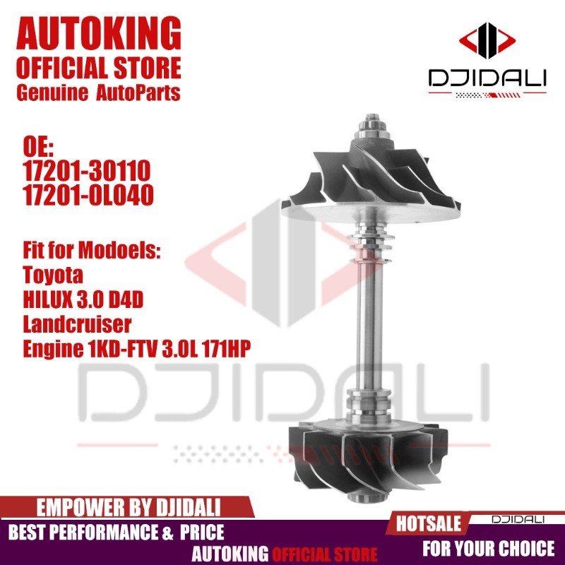 CT16V ROTOR 17201-30110 17201-0L040 Turbocharger สําหรับ TOYOTA HILUX 3.0 D4D Landcruiser เครื่องยนต