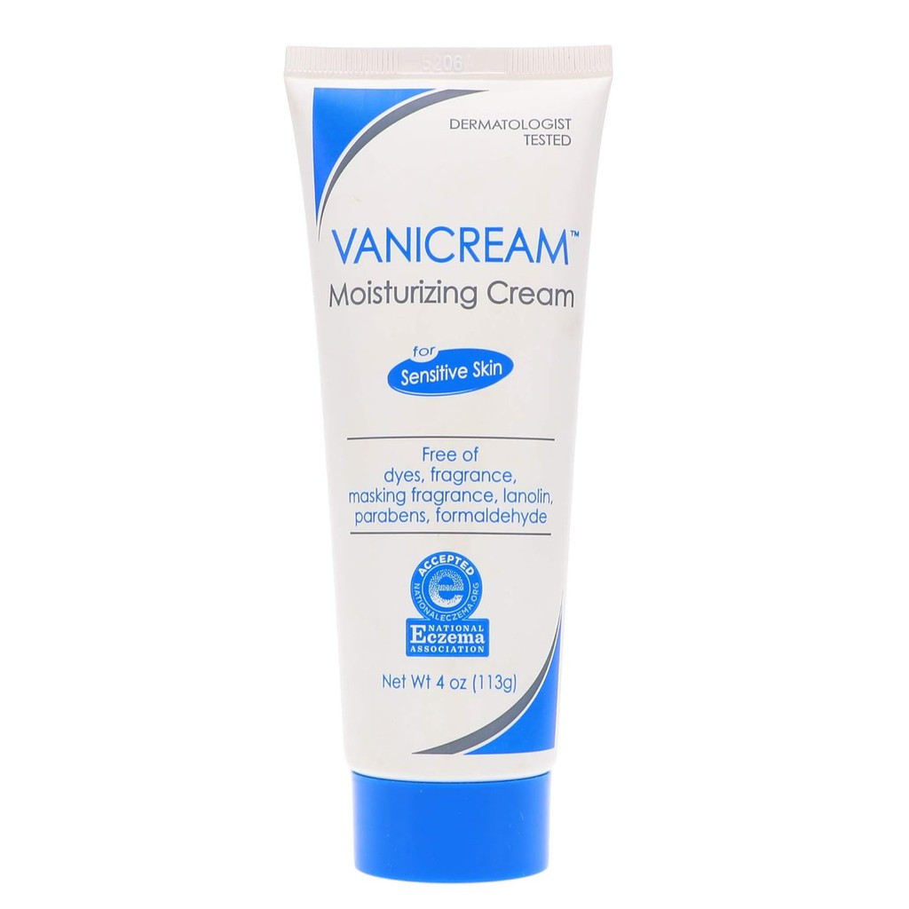 Vanicream Moisturizing Skin Care Cream Tube, 4 Oz