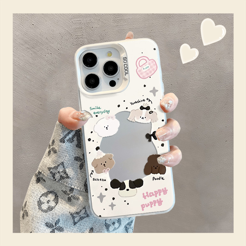 น่ารักลูกสุนัขสําหรับVivo Y17 Y12 Y12S Y30 Y7S Y50 Y100 S10 S10E V23E V23 V25 V27 V29 X60 X70 X80 X9