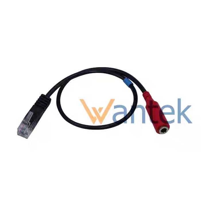 สายเคเบิลอะแดปเตอร์โทรศัพท์พื้นฐานโทรศัพท์สําหรับอะแดปเตอร์ Alcatel-Lucent8028 โทรศัพท์มือถือชุดหูฟั