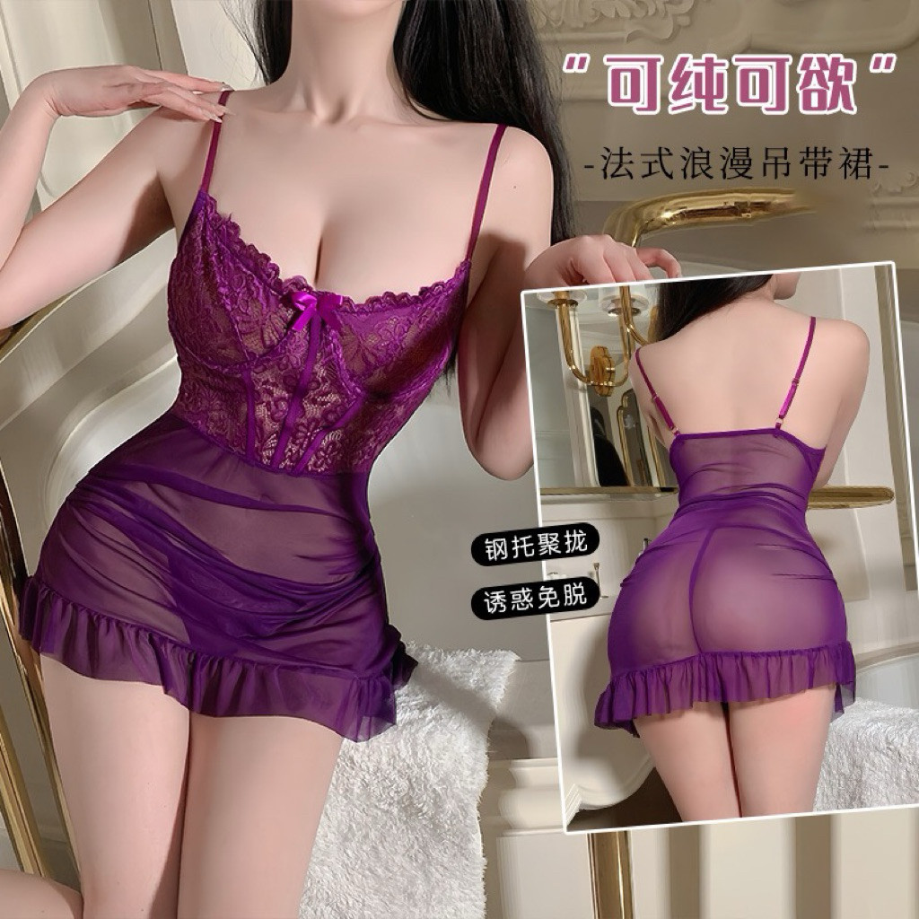 ชุดนอนเซ็กซี่ ชุดนอนไม่ได้นอน รุ่น D1688 (F) 🏆เกรดพรีเมี่ยมแท้ Love888th