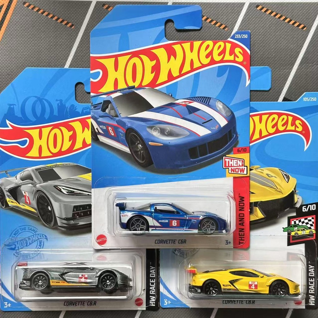 Hot Wheels รถสปอร์ตขนาดเล็ก Corvette C7 Z06 ZR1 corvette C7RC8 C6R