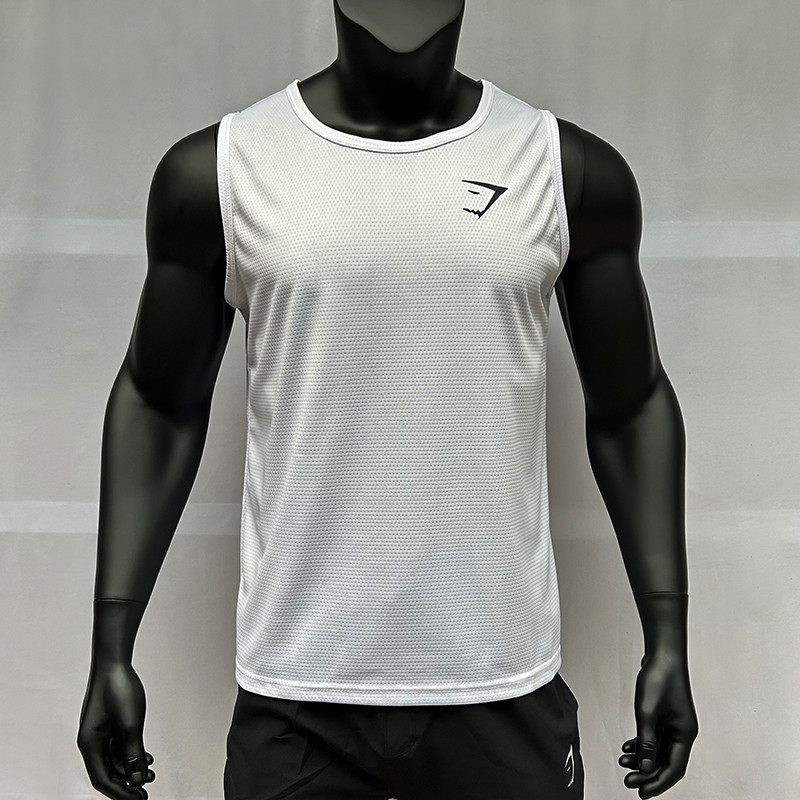 เสื้อกั๊กตาข่าย GYMSHARK สำหรับผู้ชาย แห้งไว สวมใส่สบาย