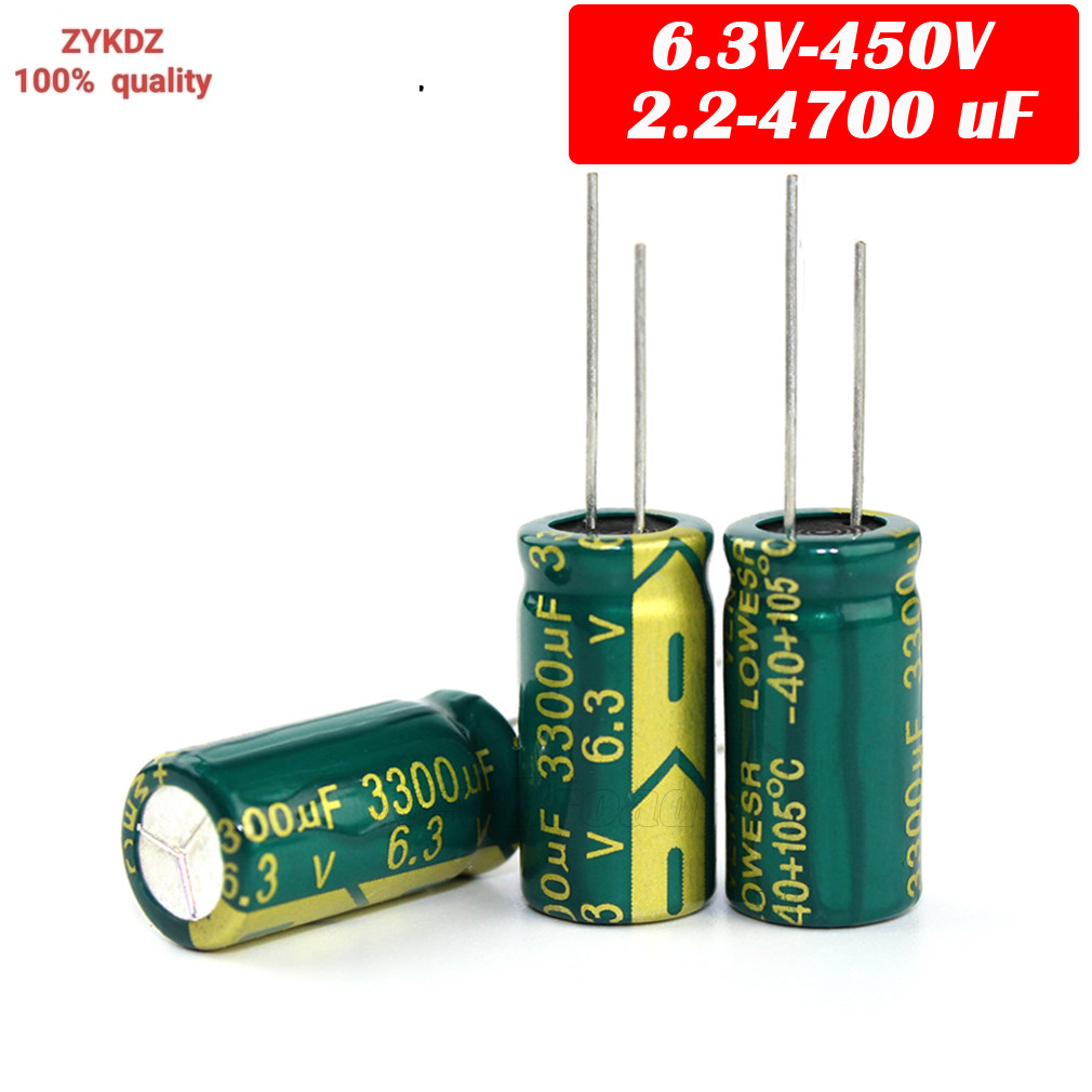 2-100pcs 10V 16V 25V 35V 50V 100V 400V 20% ตัวเก็บประจุ 100UF 220UF 330UF 470UF 680UF 1000UF 1500UF 