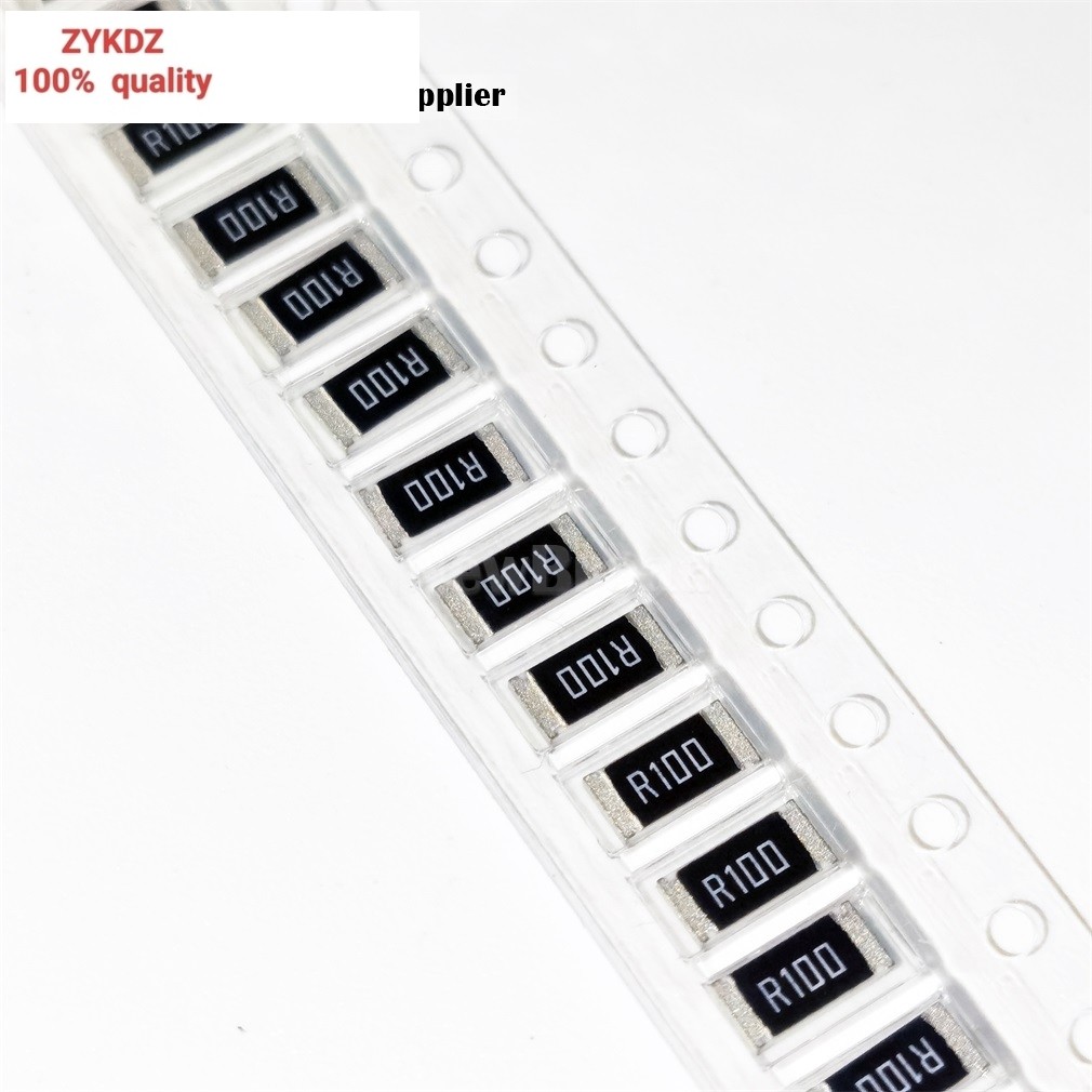10 ชิ้น 2512 ตัวต้านทาน SMD 1W 1% 0.1R 0.1 โอห์ม R100 R010 R020 R050 R100 R200 R220 R330 R470 R500 1