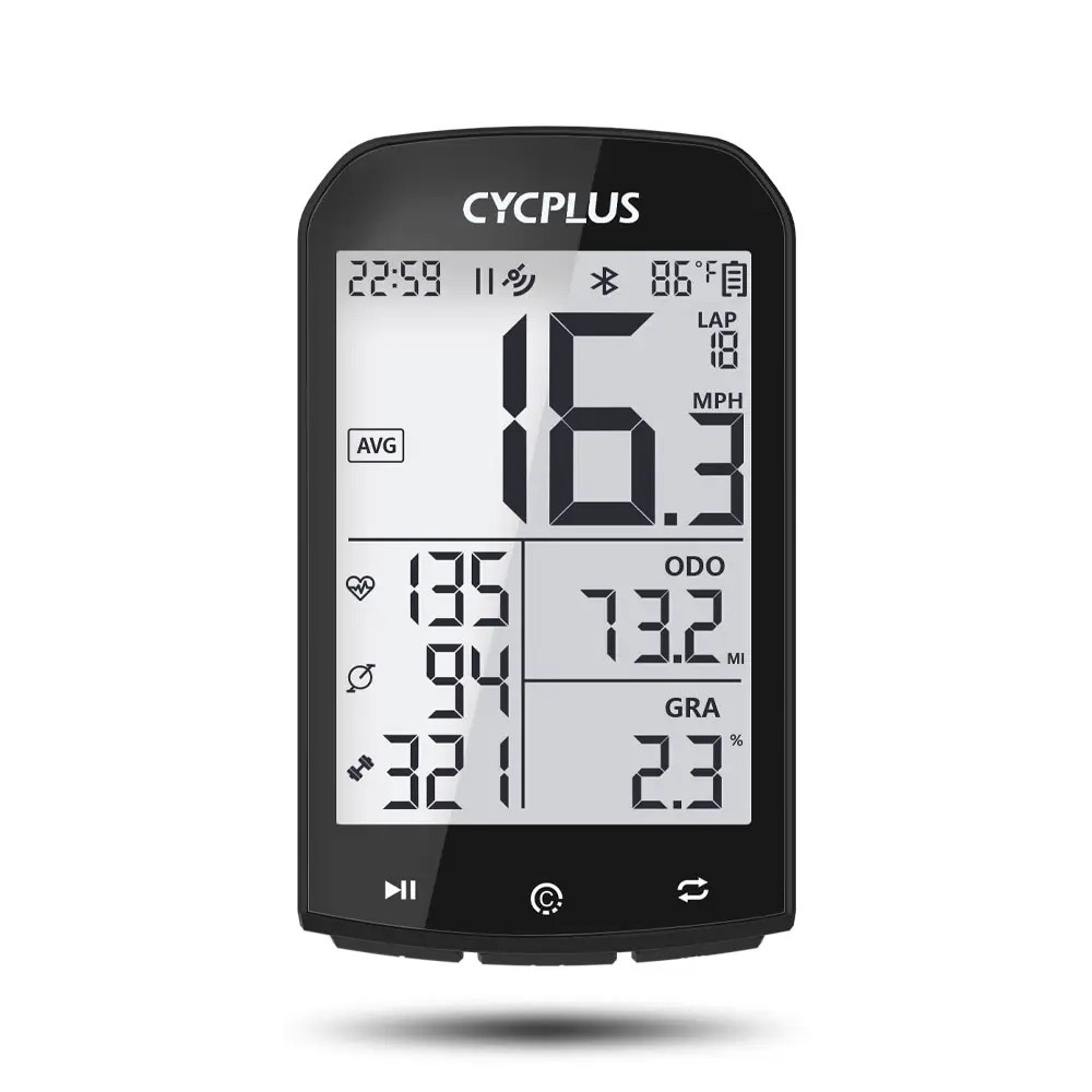 GPS จักรยานคอมพิวเตอร์ไร้สาย CYCPLUS M1 กันน้ํา พร้อมANT+ และBluetooth5.0 อุปกรณ์เสริมสำหรับการขี่จั