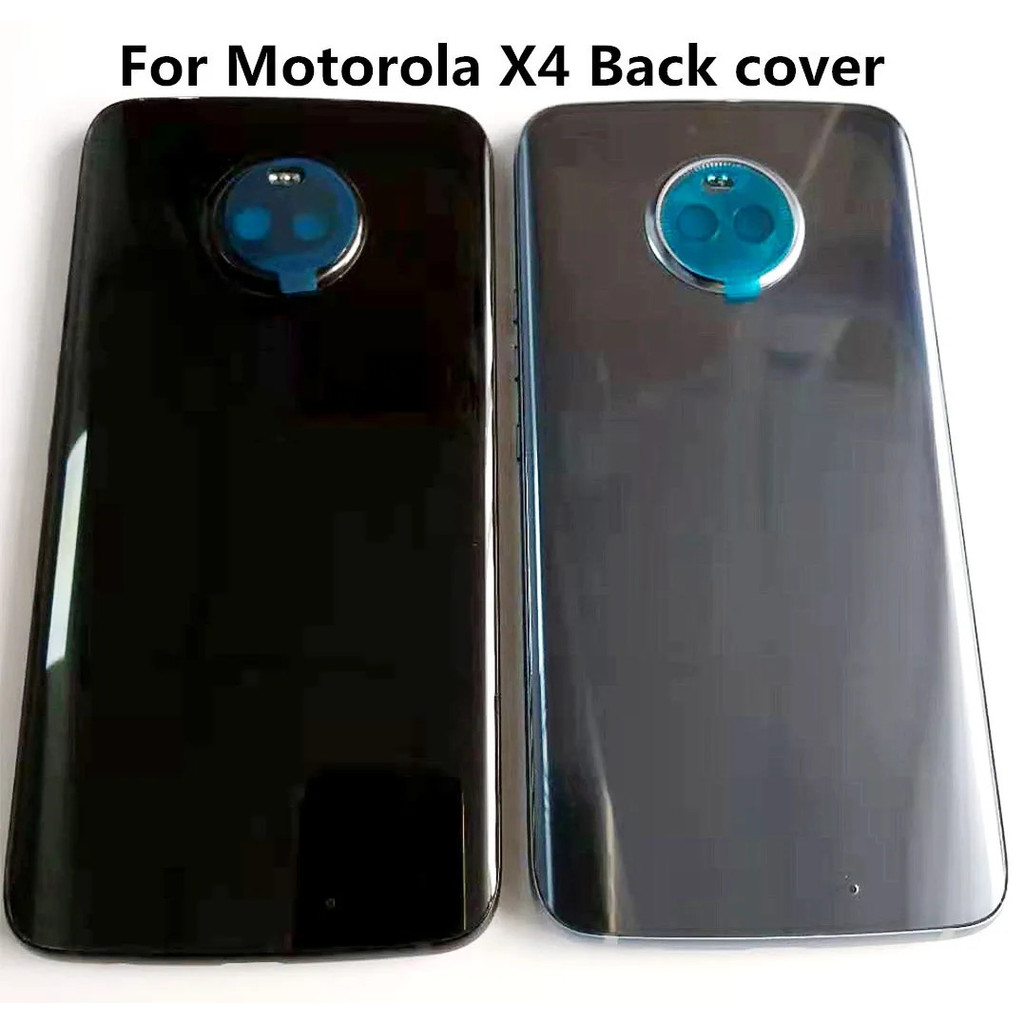 ใหม่สําหรับ Motorola Moto X4 XT1900 แบตเตอรี่ปกหลังกรอบกลางเดิมสําหรับ moto x4 ฝาครอบด้านหลังกระจกเป