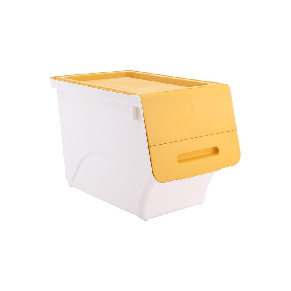 HomeHuk กล่องอเนกประสงค์ รุ่นโอเทลโล่ ขนาด 24 ลิตร - สีเหลือง