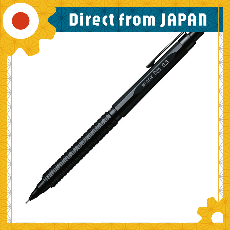 Pentel Mechanical Pencil Orenz Nero 0.3mm PP3003-A Black【Direct From Japan】