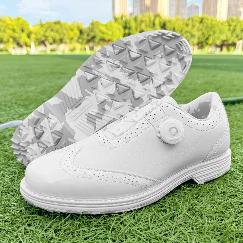 Professional Men Golf Training Shoes Luxury Brand Walking Shoes for Mens Quick Lacing Golf Shoes Man