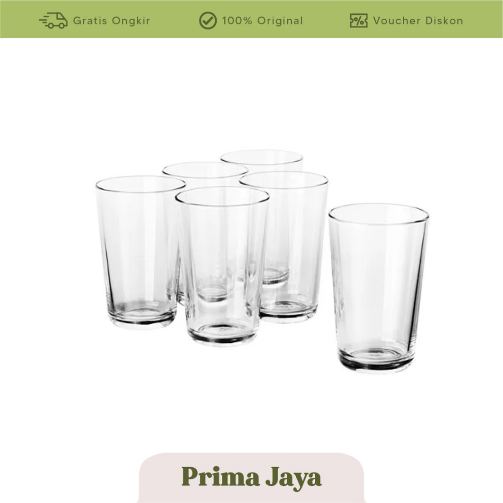 HOT PRODUCT IKEA PJ 365+ แก้ว แก้วใส 45 cl 6 ชิ้น