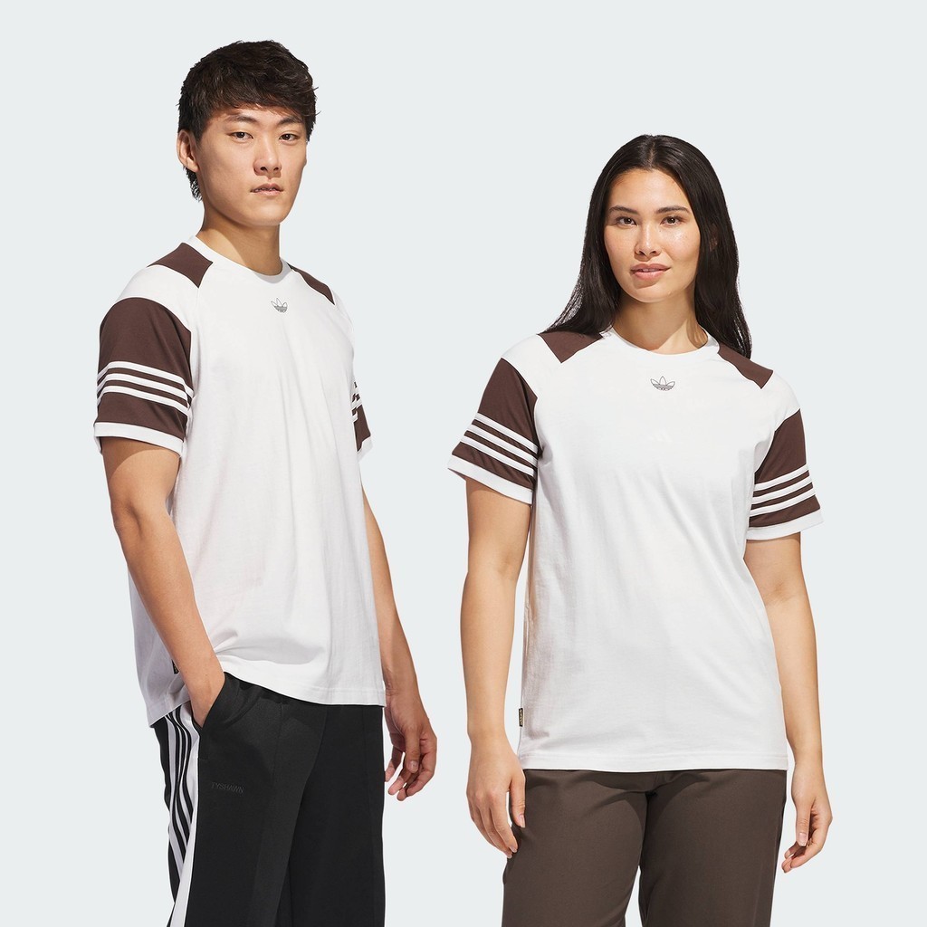 adidas สเกตบอร์ด เสื้อยืด Tyshawn Unisex สีขาว JP1160