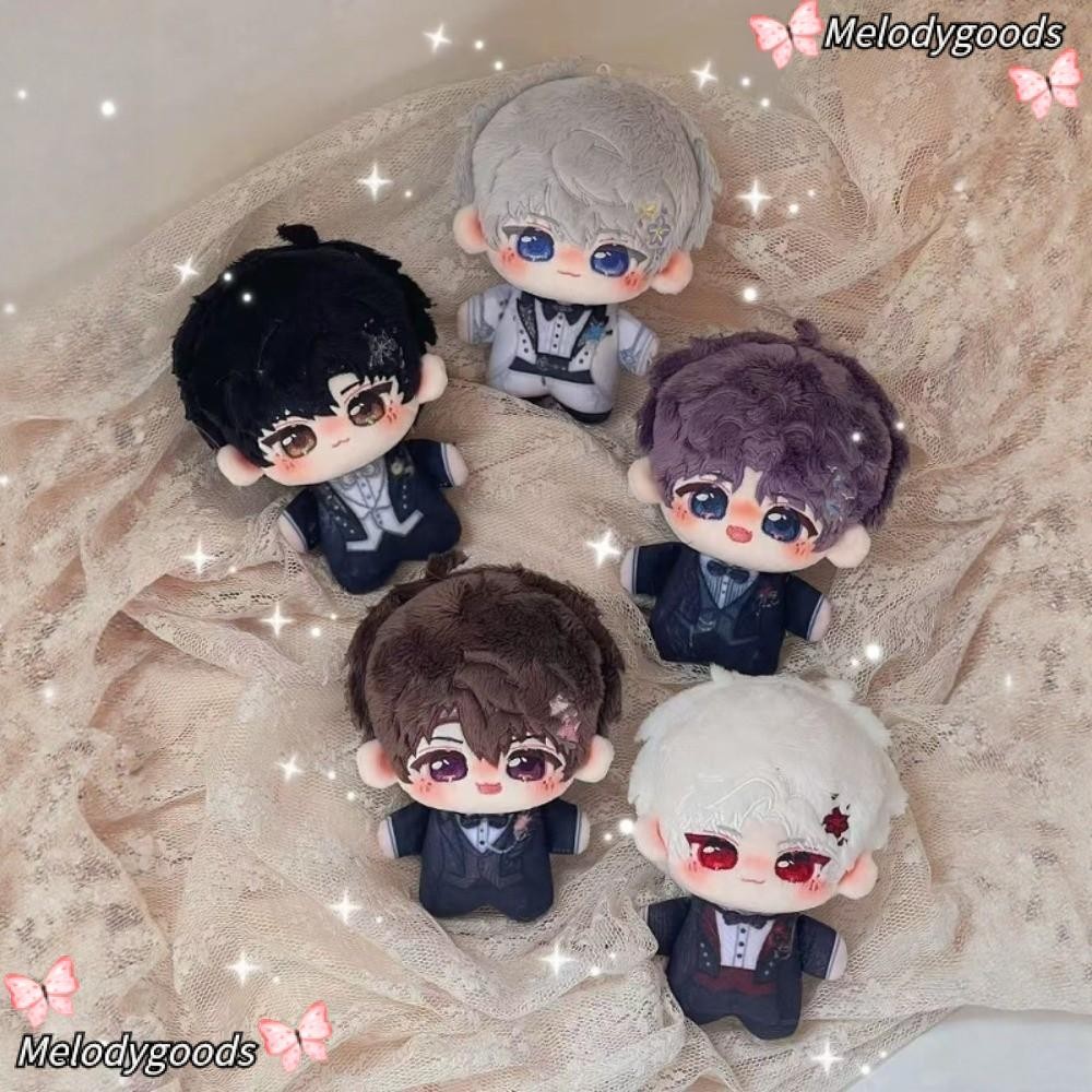 MELODG Love and Deepspace Doll, Xavier Zayne Caleb Sylus Plush Doll, Cute Wedding Series 10cm รูปการ