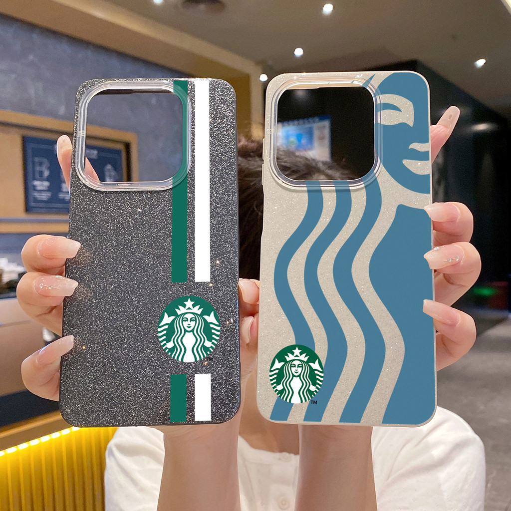 เข้ากันได้กับ Honor X8B X8A X9B X6B 200 Lite Starbucks Reflactive Hard Case Cover SF