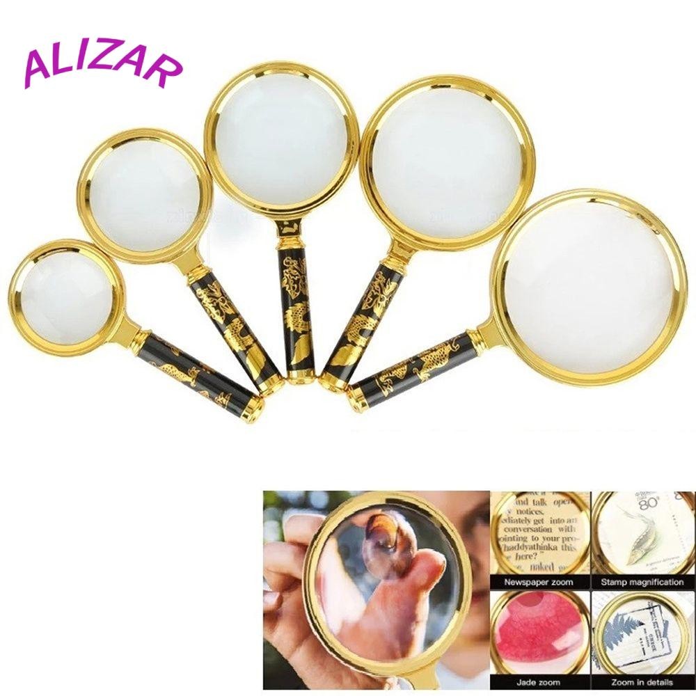 กล้องจุลทรรศน์ ALIZAR คุณภาพสูง 10X 60/70/800/90/100 มม.มือถือ