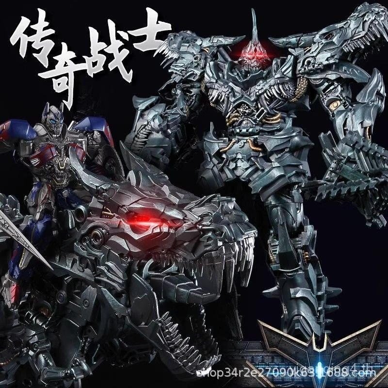 รุ่นอัพเกรด Weijiang สายเหล็ก W8600 Transformers ของเล่น Tyrannosaurus Rex ฟรี Optimus Prime ภาพยนตร