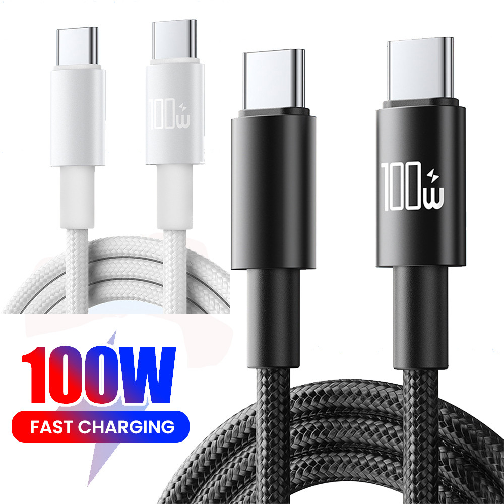 Twitch 1M 2M Type C ถึง Type C Cable ข้อมูลการชาร์จที่รวดเร็วเป็นพิเศษสาย PD สําหรับสายข้อมูลโทรศัพท