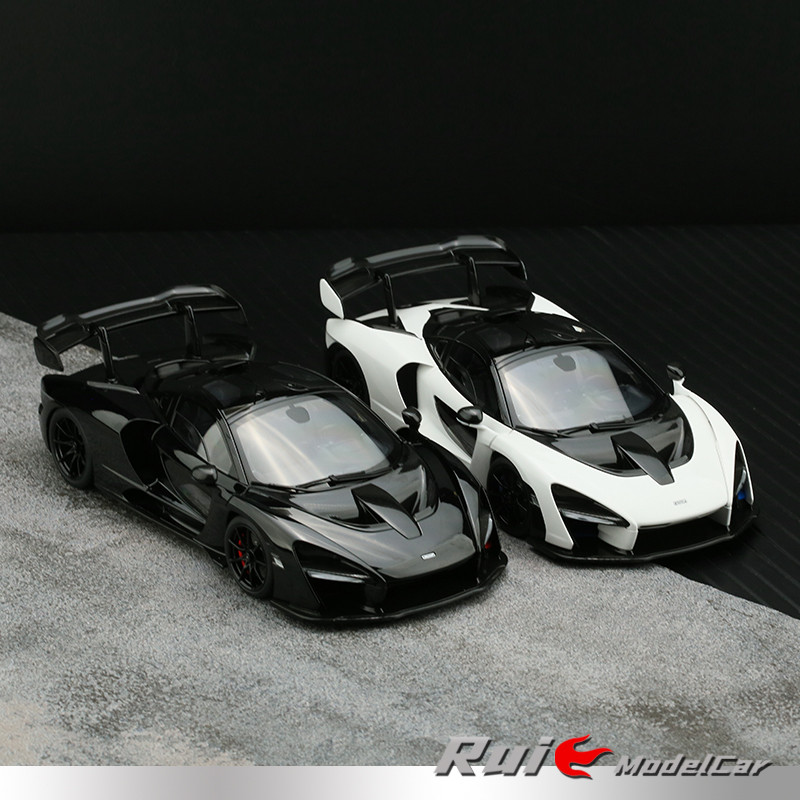 1: 18 Otto McLAREN SENNA McLAREN SENNA Supercar รถจําลองคอลเลกชันเครื่องประดับ