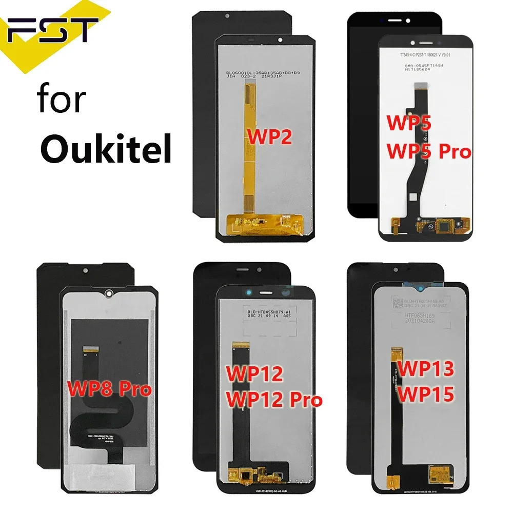 มาใหม่ล่าสุด Lcd Oukitel Wp5 Pro จอแสดงผล LCD Touch Screen Digitizer Assembly สําหรับ Oukitel Wp21 W