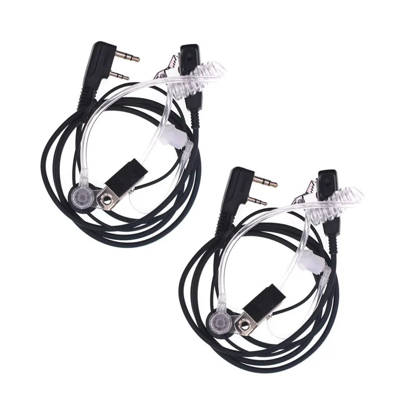 2pcs Air Tube G Earpiece AT-G2.0-K1 แบบมีสาย Air Tube หูฟัง K1 สําหรับ Walkie Talkie UV-82 UV-5R BF-