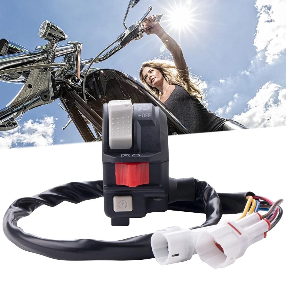 ปุ่มควบคุมแฮนด์ 4KB-873973-21-00 ควบคุมสตาร์ทเครื่องยนต์ Run Off ไฟหน้าสําหรับ Yamaha ATV YFZ450