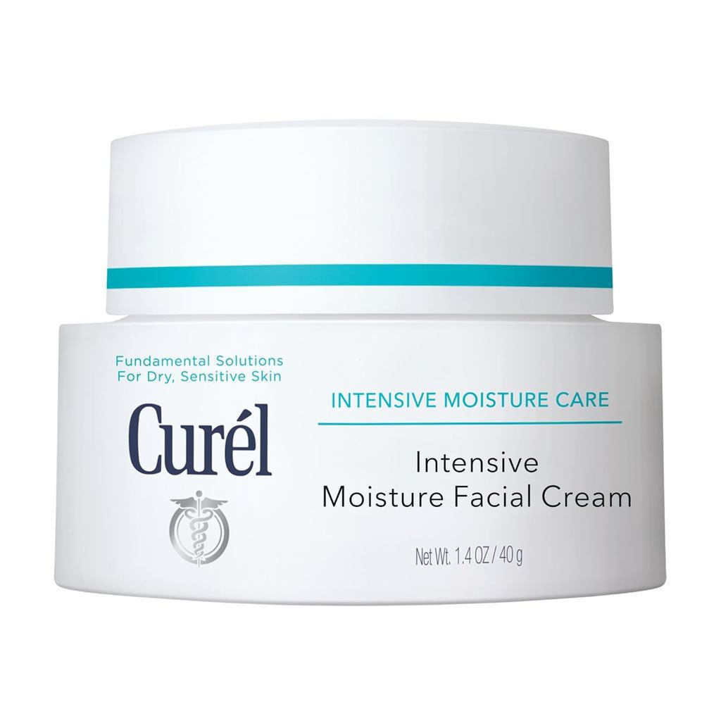 Curel Japanese Skin Care Intensive Face Moisturizer Cream, Hydrating Face Lotion สําหรับผิวแห้งถึงผิ