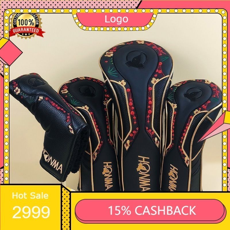 Original- Unisex Honma Golf Club Cover Driver Cover Club Head Cover Putter Cover