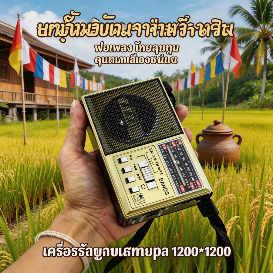รุ่นบลูทูล TF-268BTTF-269BT ลำโพงบลูทูลช่องเสียบหูฟังAMFMUSBSDMP3BT รุ่นบลูทูล TF-268BTวิทยุกล่องเพล