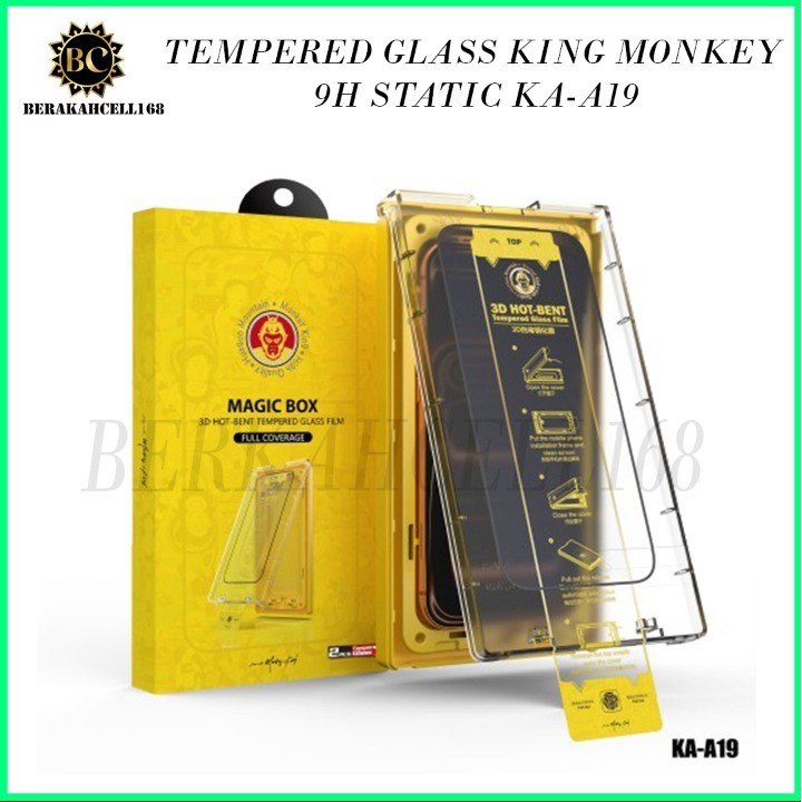 KA-A19 TEMPERED GLASS MONKEY KING 9H ANTI STATIC สําหรับ IPHONE 17 17 PRO 17 PRO MAX 16 PRO 16 PRO M