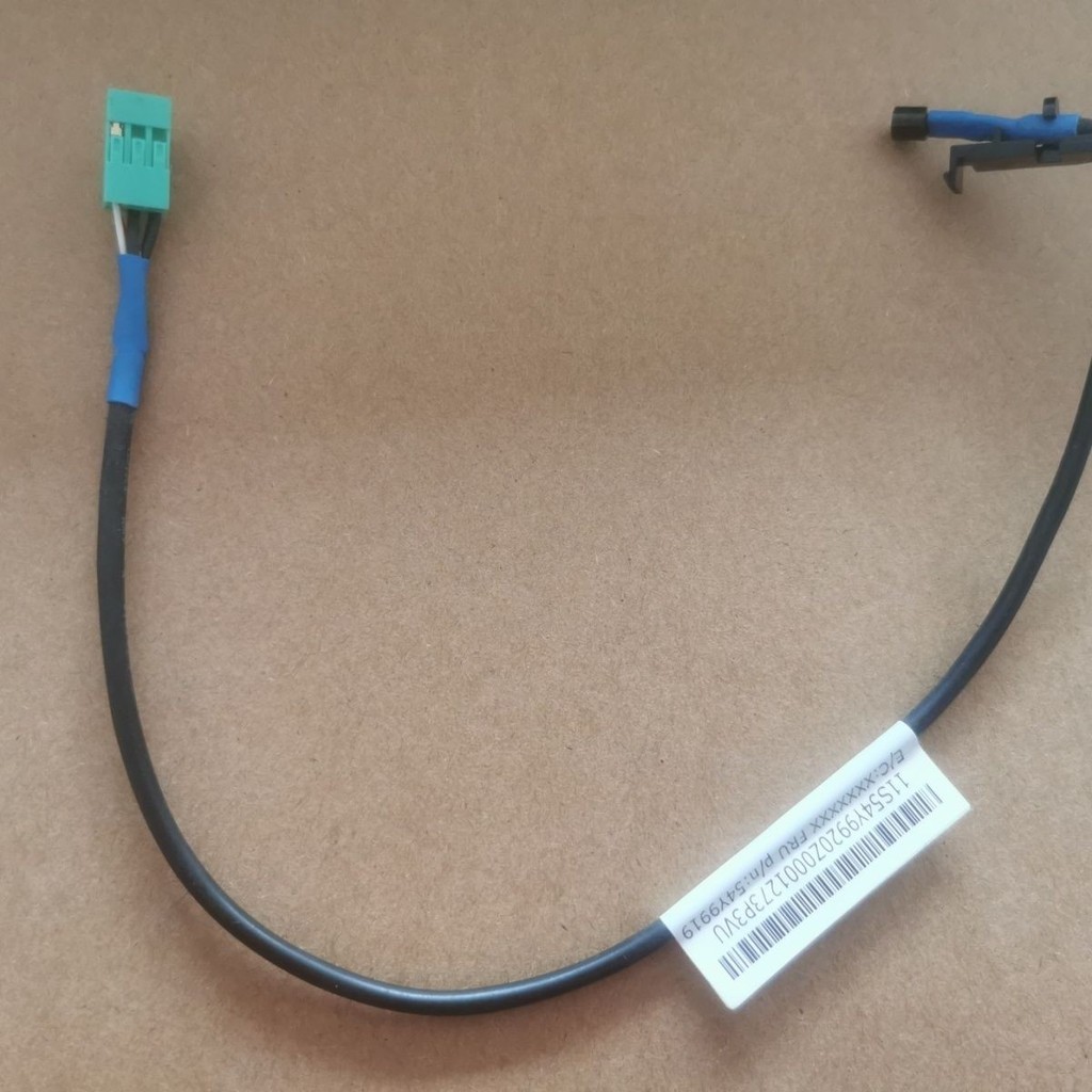 Lenovo อุณหภูมิควบคุมสาย 3 เข็ม 5 เข็มเหมาะสําหรับ G43 Q45 H61 Q65 Q67 Q77 เมนบอร์ดพัดลมควบคุมความเร