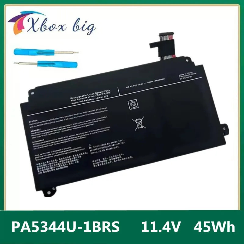PA5344U-1BRS PA5344U 11.4V 45Wh 3860mAh แบตเตอรี่แล็ปท็อปใหม่ใช้กับ Toshiba dynabook ในตัว