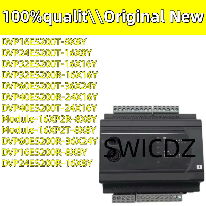 100% ใหม่เดิม ES2 PLC DVP16ES200R DVP16ES200T DVP24ES200R DVP24ES200T DVP32ES200R DVP32ES200T DVP40E