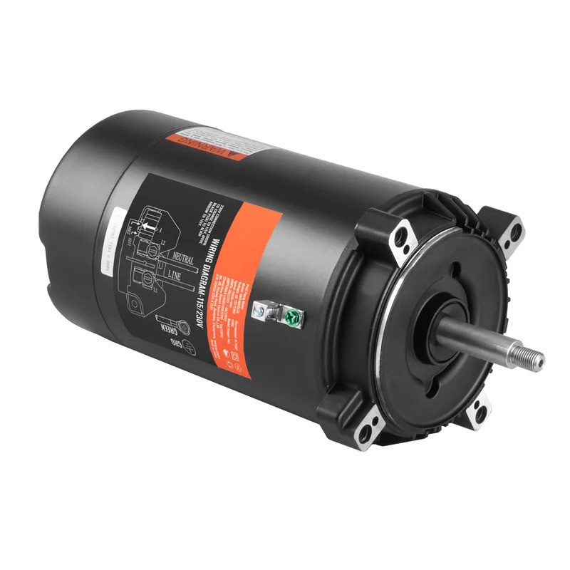 SuceBuy มอเตอร์ปั๊มสระว่ายน้ํา 115/230V 9.8/4.9A 56J 3450RPM 90μF/250V ตัวเก็บประจุหมุนรอบหน้าแปลนเป