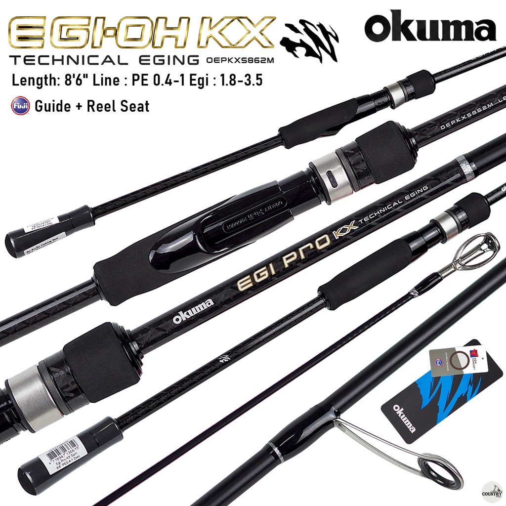 คันสปินนิ่ง/ตกหมึก Okuma EGI-PRO KX DEPKXS862M (Spinning)