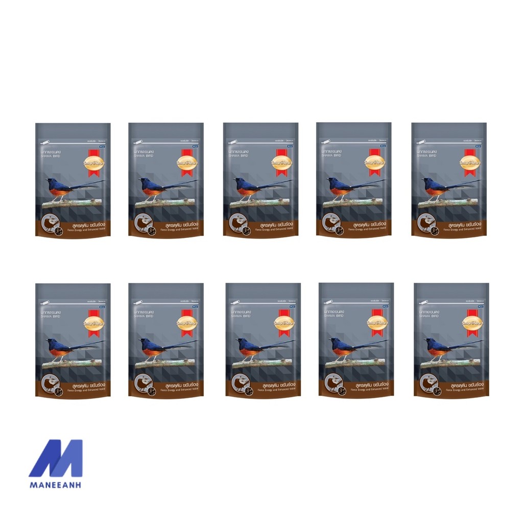 ชุดรรจุ 10 ซอง SmartHeart อาหารสำหรันกกางเขนดง สูตรดุดัน ขยันร้อง 100g