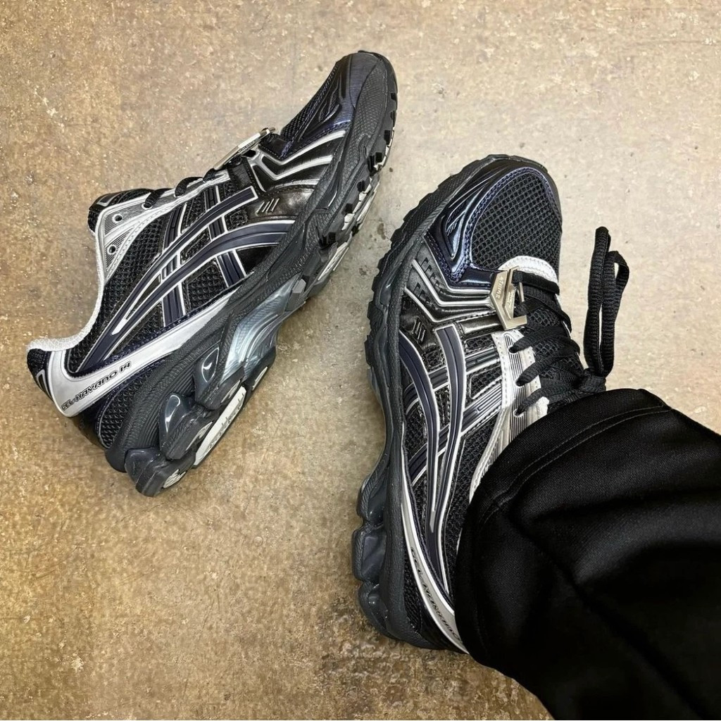 YT7O A-si-cs Gel-Kayano 14 Shock Absorption สวมใส่รองเท้าวิ่งกีฬารองเท้า EY31 9EEG