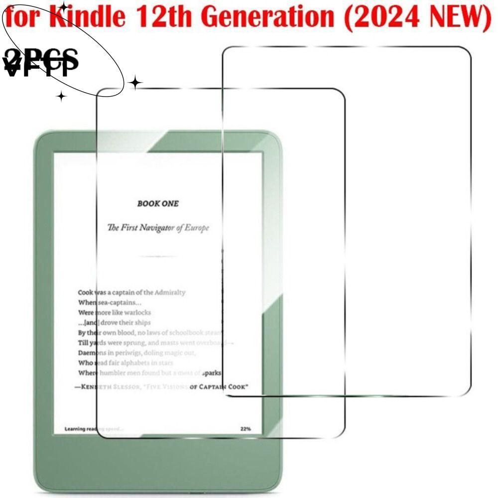 VFTT e-Reader ตัวป้องกันหน้าจอ,กระจกนิรภัย 6 นิ้ว,2024 9H 12th Generation C2V2L3 ฟิล์มป้องกันสําหรับ
