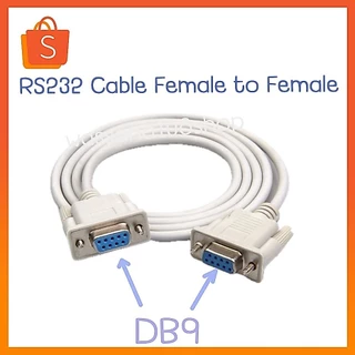 Serial RS232 Cable 9-Pin Cable DB9 Female to Female